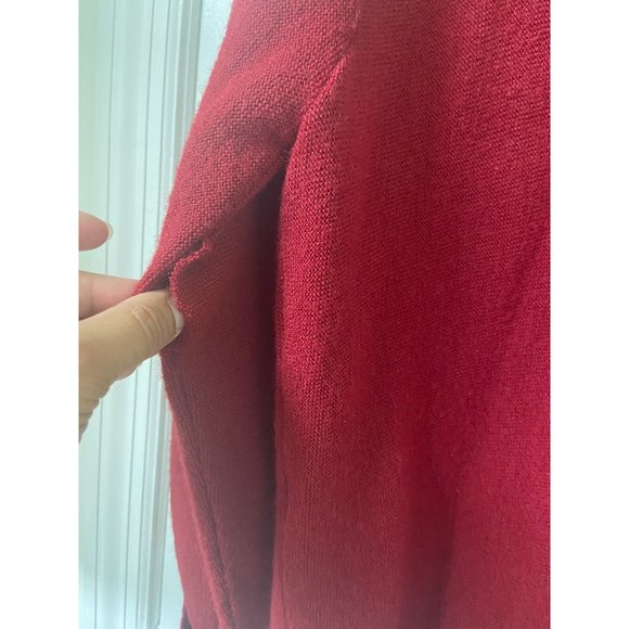 Lacoste Red Men's Cardigan Sweater - Picture 7 of 11